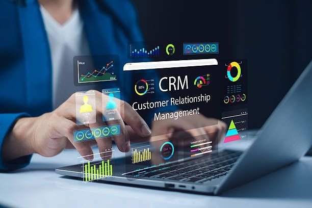 CRM dashboard with customer analytics used to power seamless e-commerce checkout