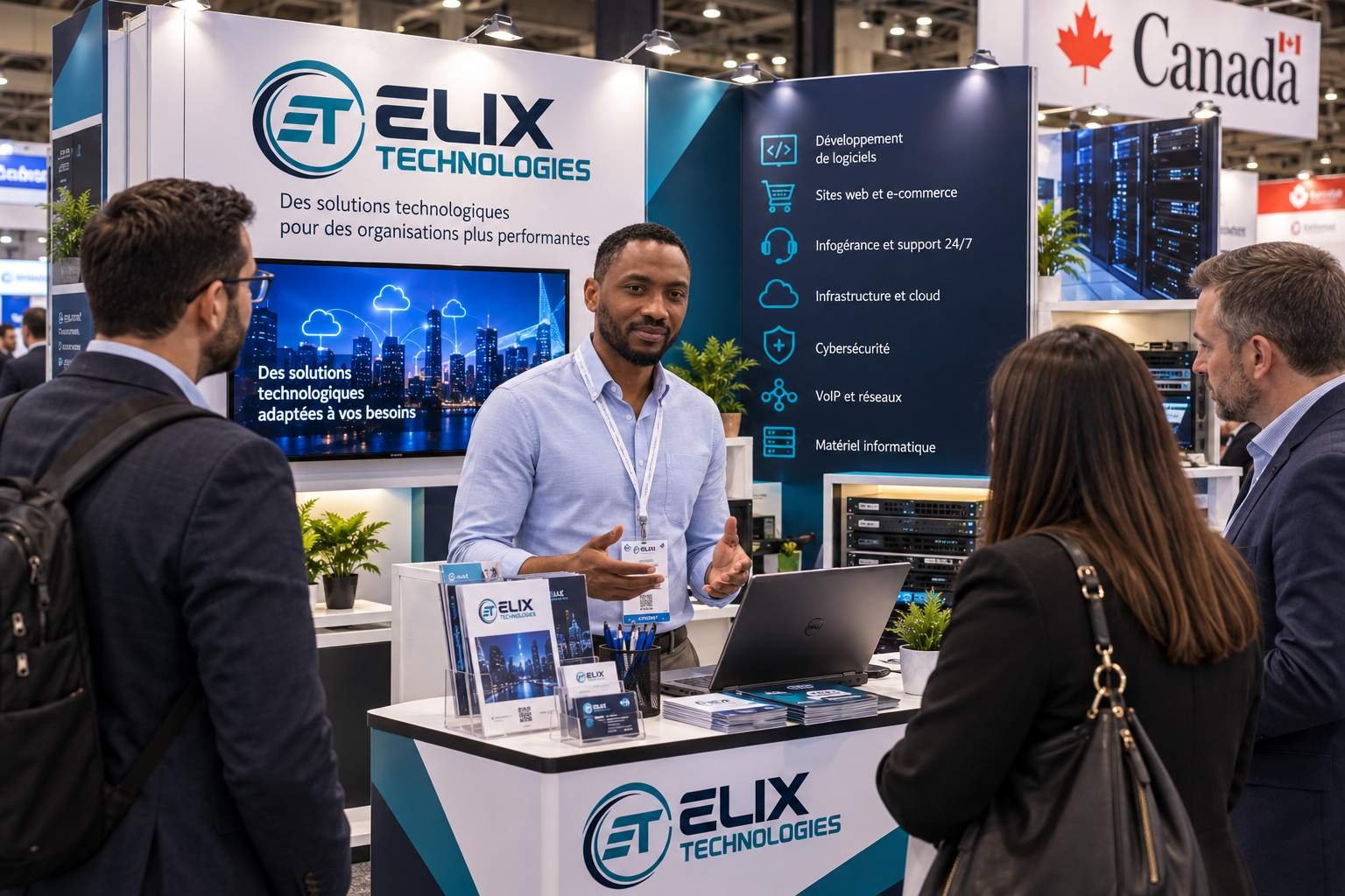 Elix Technologies at a trade show